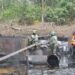 Navy Destroys 9 Illegal Refining Sites