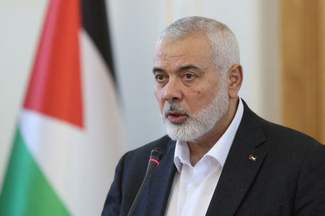‘Smuggled Bomb Killed Hamas Leader Haniyeh’ Leader 1 FILE PHOTO: Palestinian group Hamas' top leader, Ismail Haniyeh speaks during a press conference in Tehran, Iran, March 26, 2024. Majid Asgaripour/WANA (West Asia News Agency) via REUTERS ATTENTION EDITORS - THIS PICTURE WAS PROVIDED BY A THIRD PARTY./File Photo