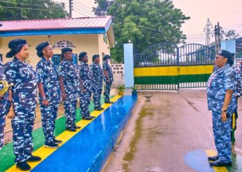 PICTORIAL: CP’s Spouse Leads Police Officers’ Wives In Parade To Celebrate POWA’s 60th Anniversary In Kano