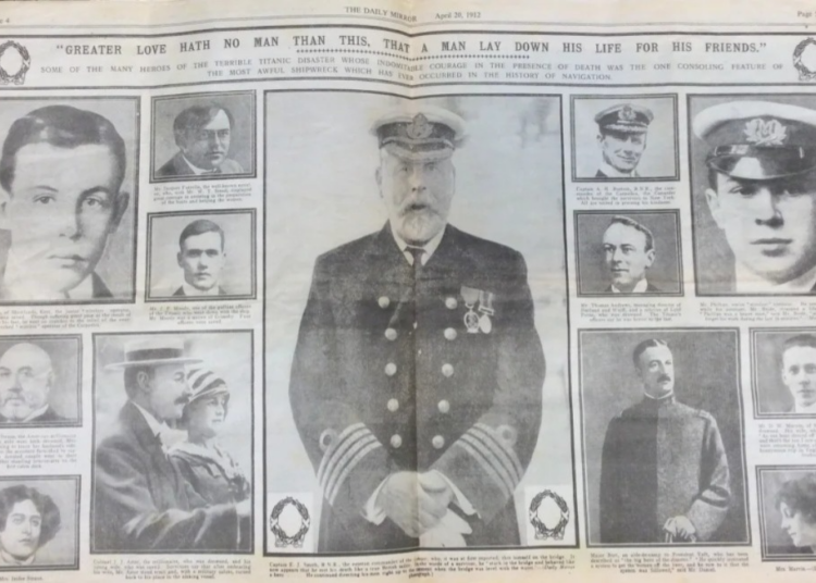 Titanic Newspaper