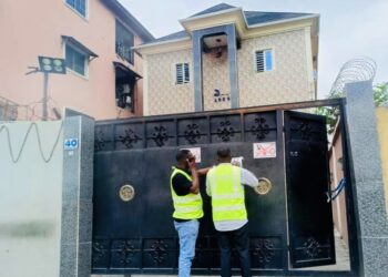 PICTORIAL: Lagos Seals Religious, Business Centres Over Breach Of Environmental Law