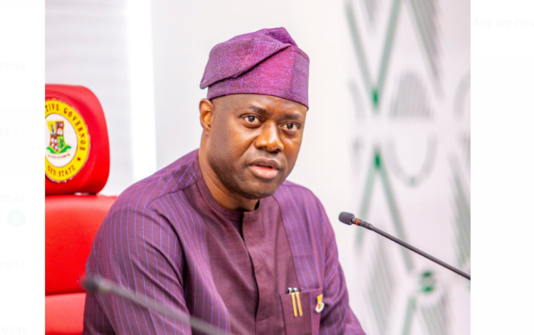 Oyo State governor, Engr Seyi Makinde