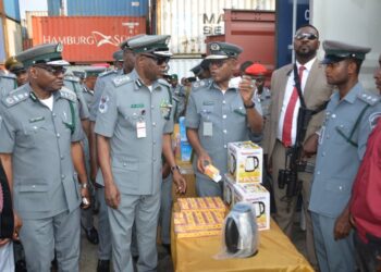 Customs Intercepts 12 Containers With Military, Paramilitary Camouflage