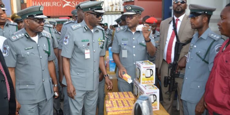 Customs Intercepts 12 Containers