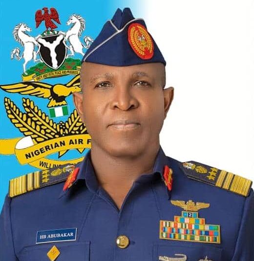 Chief of the Air Staff, Air Marshal Hasan Abubakar.