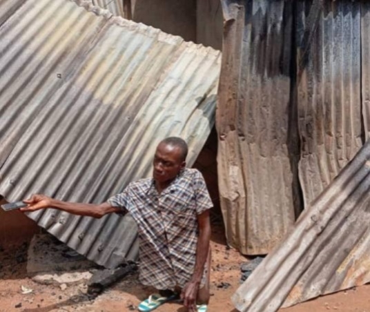 Fire Razes Physically Challenged Man's House In Ebonyi 1 IMG 20240915 WA0025
