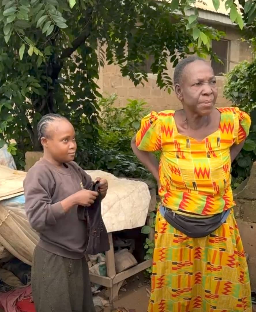 PICTORIAL: Popular Ibadan Pastor, Agbala Gabriel, Rescues Woman Living In Cage With Daughters