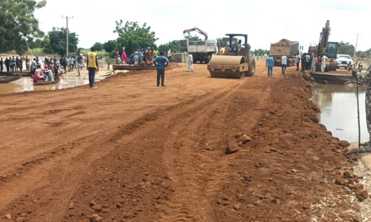 Kano-Maiduguri Road Cut Off By Flood