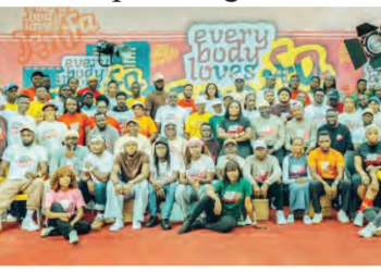 Funke Akindele Cheers Her Stellar Crew For Upcoming Movie Magic