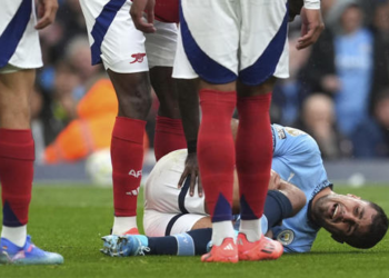 Man City’s Rodri To Miss Rest Of Season With ACL Injury