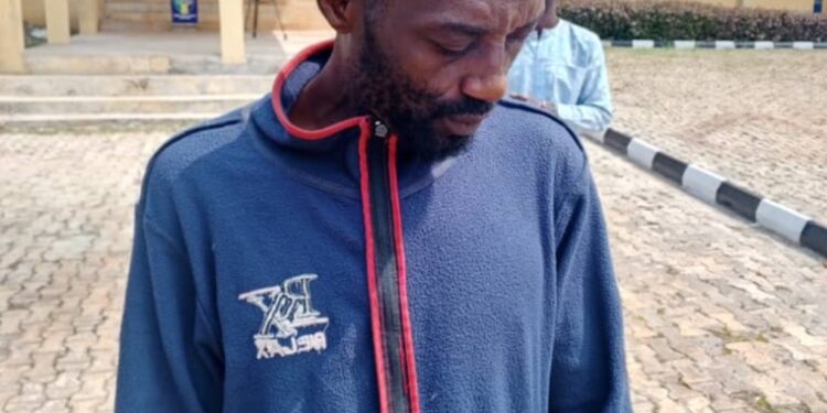 The suspect, Joseph Ajegba