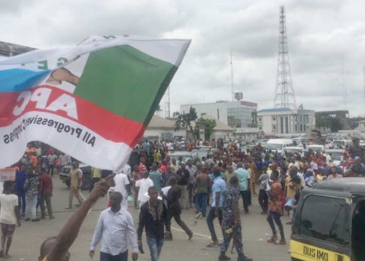 Protest In Imo APC