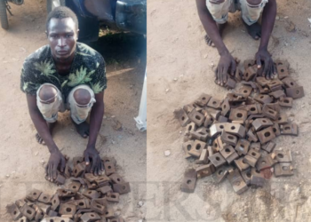 Police Nab 29-yr-old Over Alleged Vandalisation Of Rail Track In Bauchi