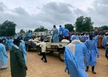 PICTORIAL: Tears As 77 Victims Of Boko Haram Attack Buried In Yobe