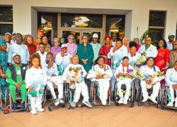 PICTORIAL: First Lady Tinubu Hosts Paralympic Medalists, Says Victories ‘New Chapter’ For Nigerian Sports
