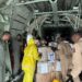 PICTORIAL: Ahead Guber Poll, NAF Airlifts Electoral Materials To Edo
