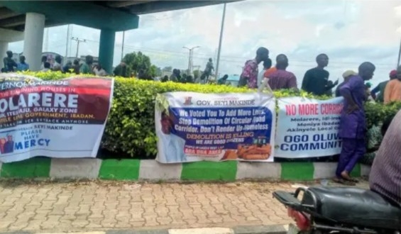 Circular Road: Residents Storm Oyo Secretariat, Demand End To Demolition Exercise 1 WhatsApp Image 2024 09 18 at 16.45.34