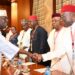 PICTORIAL: Tinubu Meets Ex-NASS Leaders, Says He Came To Work, Not For Money 5 PICTORIAL: Tinubu Meets Ex-NASS Leaders, Says He Came To Work, Not For Money