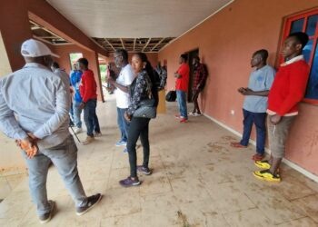 PICTORIAL: INEC Officials Absent At Edo PDP Gov’ship Candidate Ighodalo’s Polling Unit