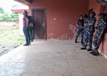 PICTORIAL: INEC Officials Absent At Edo PDP Gov’ship Candidate Ighodalo’s Polling Unit