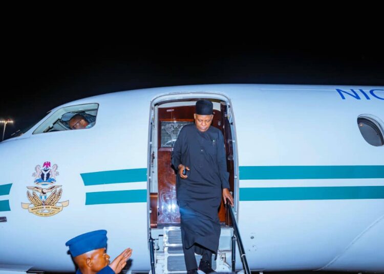 VP Shettima Arrives New York For 79th UN General Assembly