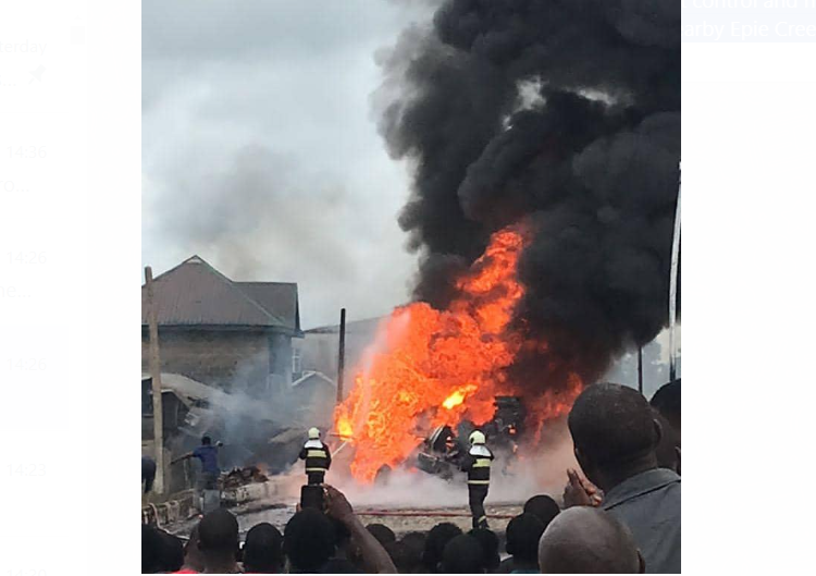 Bayelsa Fire Service Warns Against Phone Recordings Of Tanker Fire Incidents