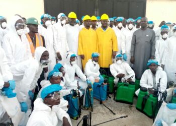 Flood: Lawmakers Lead 150 Volunteers To Disinfect Constituency
