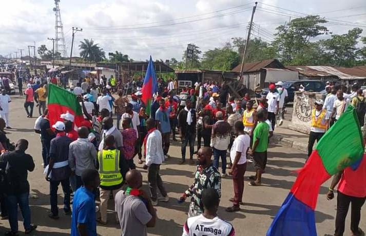 ijaw youths protest