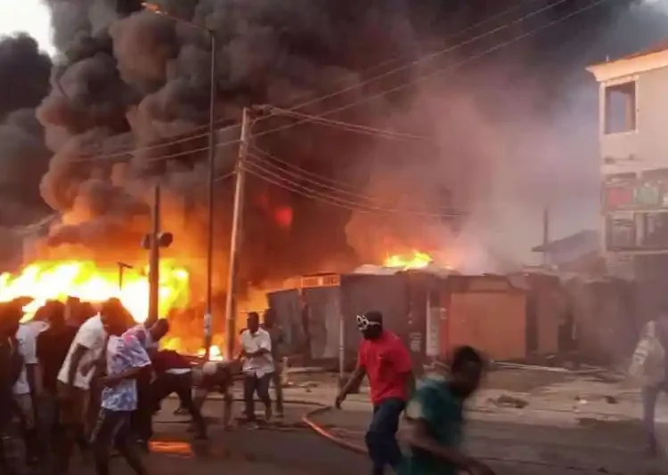 Millions Lost As Fire Guts GSM Village In Lokoja