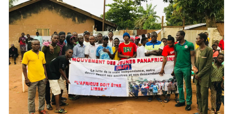 MJP Organizes Protest Against Western Attempts To Destabilize CAR