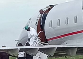 JUST-IN: Obasanjo Arrives Minna, To Meet IBB, Abdulsalami, Gusau