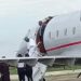 JUST-IN: Obasanjo Arrives Minna, To Meet IBB, Abdulsalami, Gusau