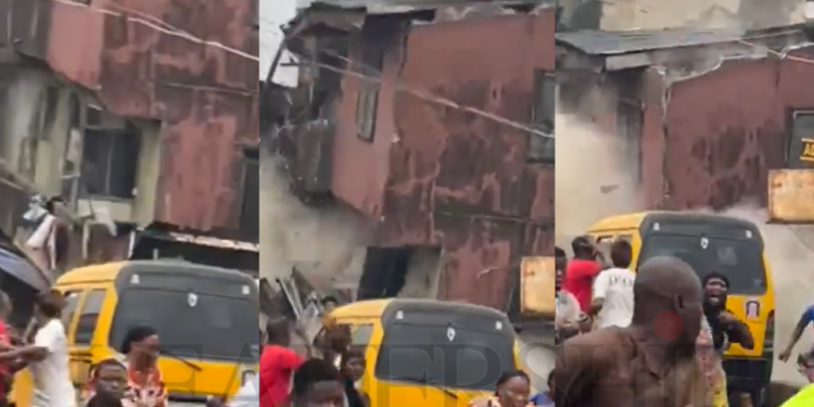 2-storey Building Collapses In Lagos