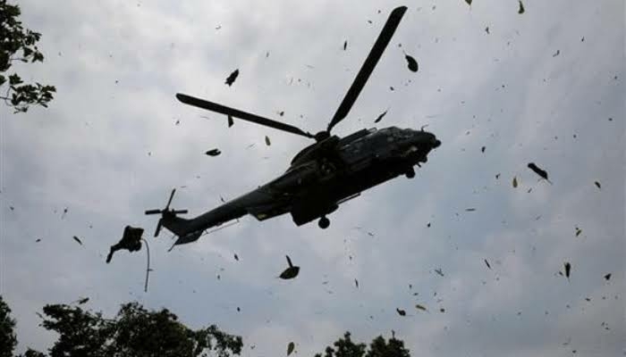 Crashed Helicopter: FG Makes Contact For 3 Missing Bodies 1 Helicopter crash