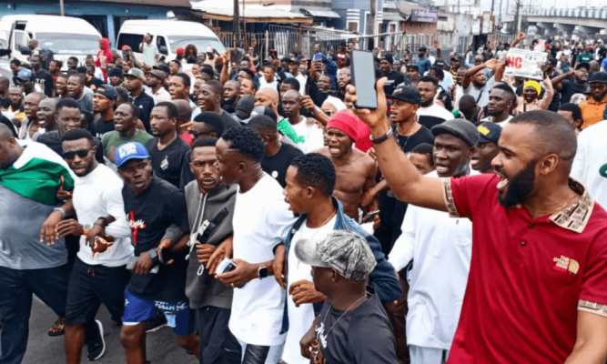 Protest Rocks UNICROSS Over Unpaid Salaries 1 Hunger protest 1 667x400 1