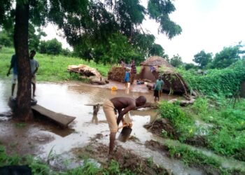 PICTORIAL: Flood Displaces 80 Households In Plateau Community