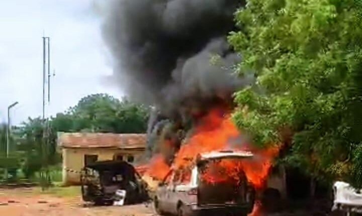 Irate Youths Burn Down Police Station In Edo 1 IMG 20241013 WA0105 720x430 1