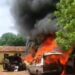 Irate Youths Burn Down Police Station In Edo 5 Irate Youths Burn Down Police Station In Edo