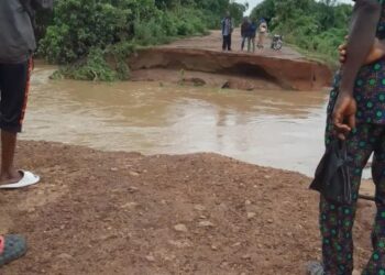 Flood: Bridge Collapse Cuts Off Communities In Oyo
