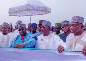Bagudu, Umahi, Idris Laud Tinubu On Sokoto-Badagry Superhighway