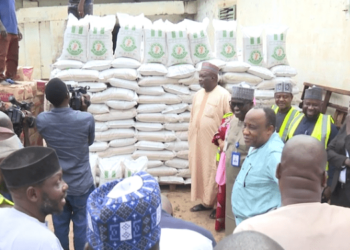 NEMA Presents 18,653 Bags Of Rice, Others To Flood Victims