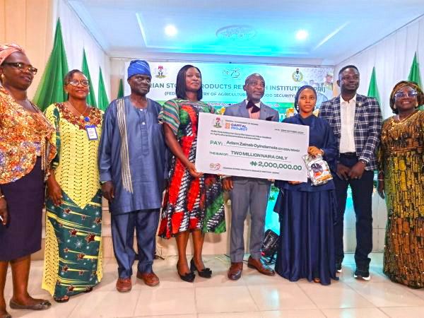 NSPRI Lifts Corps Member With N2m Grant 1 Nigerian Stored Products Research Institute NSPRI Ilorin Kwara State has presented a N2 milion grant