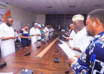 Gov Ododo Swears In New LG Chairmen In Kogi