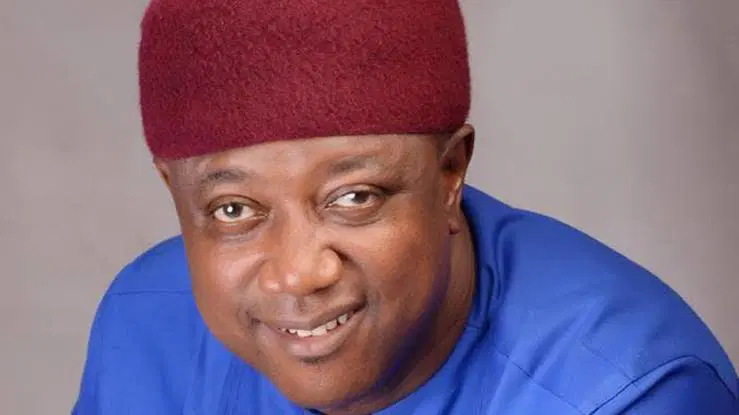Arsonists Set Nzu Open Varsity Centre, Ibezim's House Ablaze Over TV Report 1 Senator Frank Ibezim