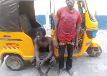 Lagos Police Arrest 2 Physically Challenged Suspects Over Attempt To Snatch Tricycle