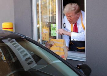 PICTORIAL: Trump Tackles Kamala Over Work History, Visits McDonald’s In Pennsylvania As Campaign Heats Up