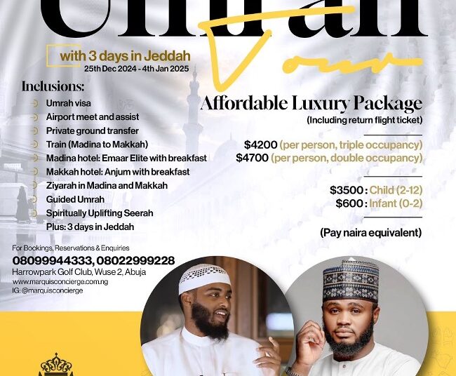 Luxury Umrah Package