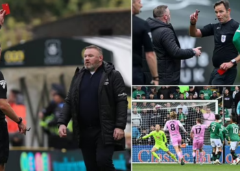 Rooney Sent Off In Plymouth, Blackburn Rovers Clash