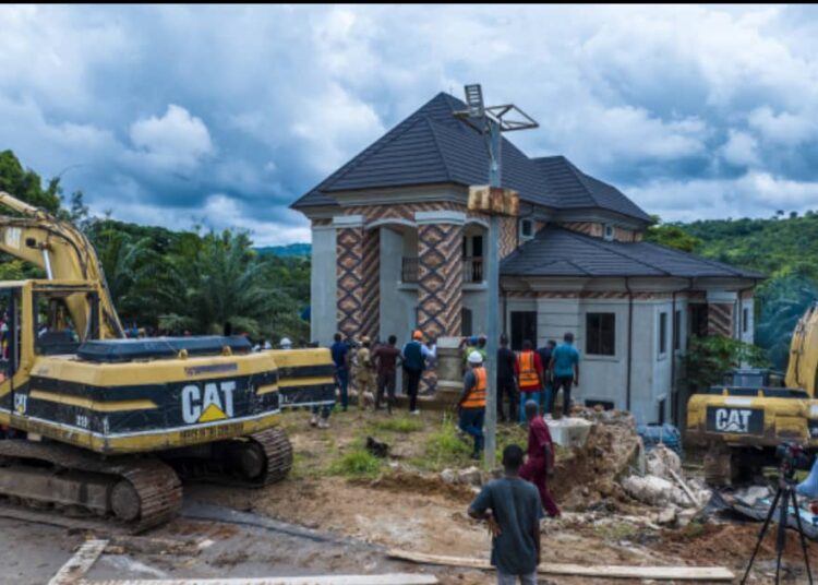 Enugu Gov’t Demolishes Another Kidnappers' Den