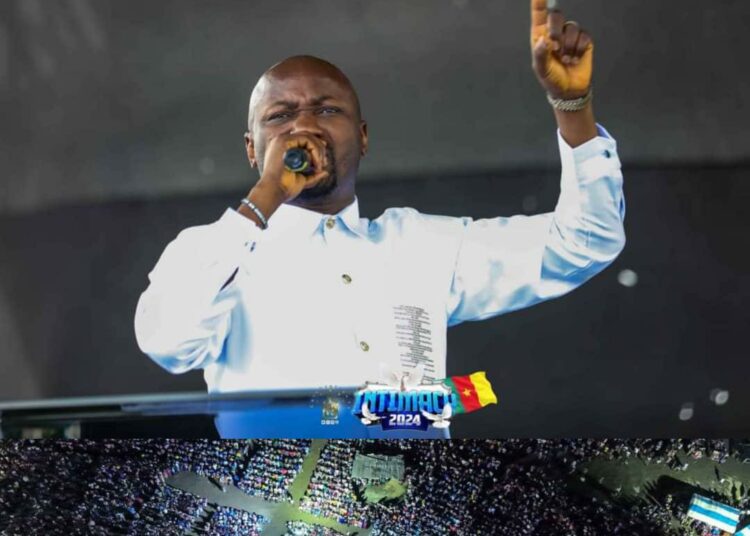 Crowd Throngs Apostle Suleman's Crusade In Cameroon